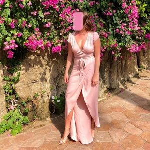 Used Reformation Chamomile Wrap Maxi Dress